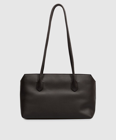 Borsa tote in pelle marrone Terrasse