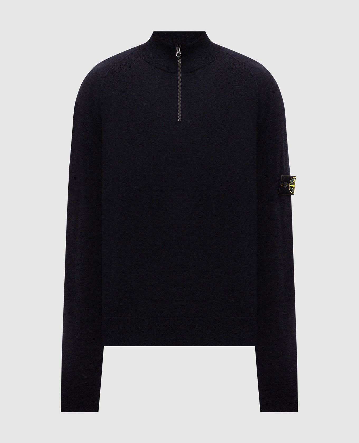 Blue sweater with wool