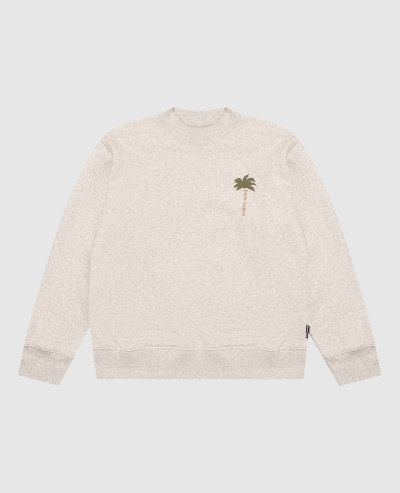 Children's gray sweatshirt with logo print