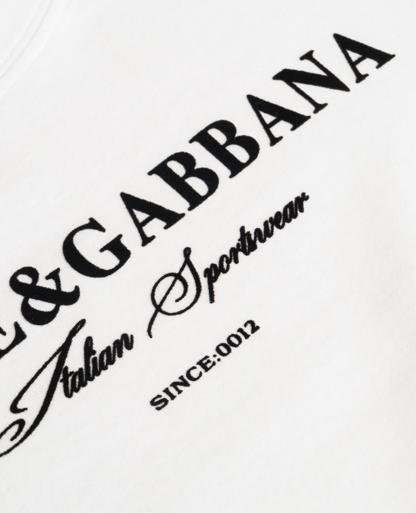 

Children's white T-shirt with logo Dolce&Gabbana