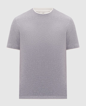 Brunello Cucinelli Gray T-shirt M0B137427