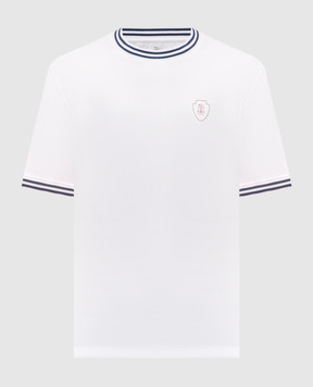 Brunello Cucinelli White T-shirt with logo print M0B131386T