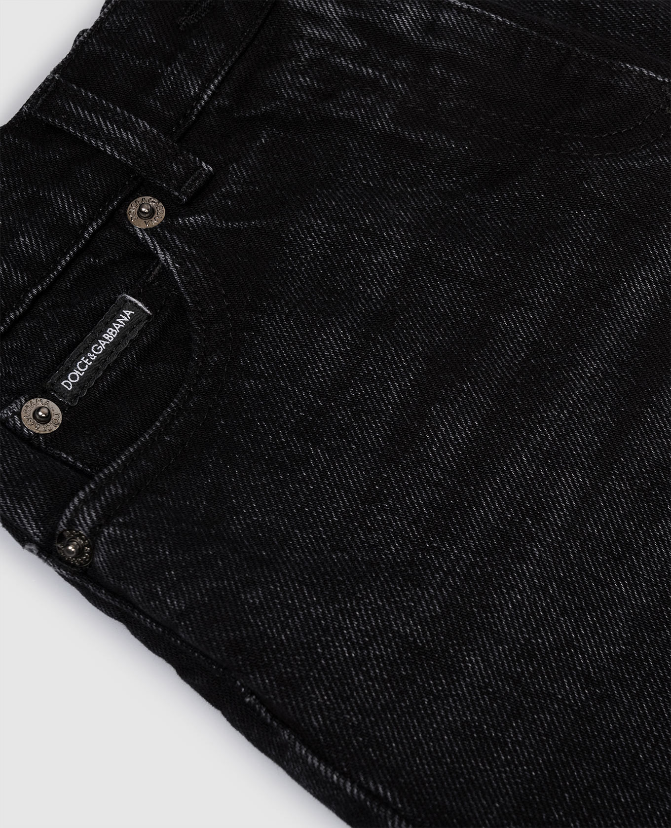 

Children's black jeans with lapels Dolce&Gabbana