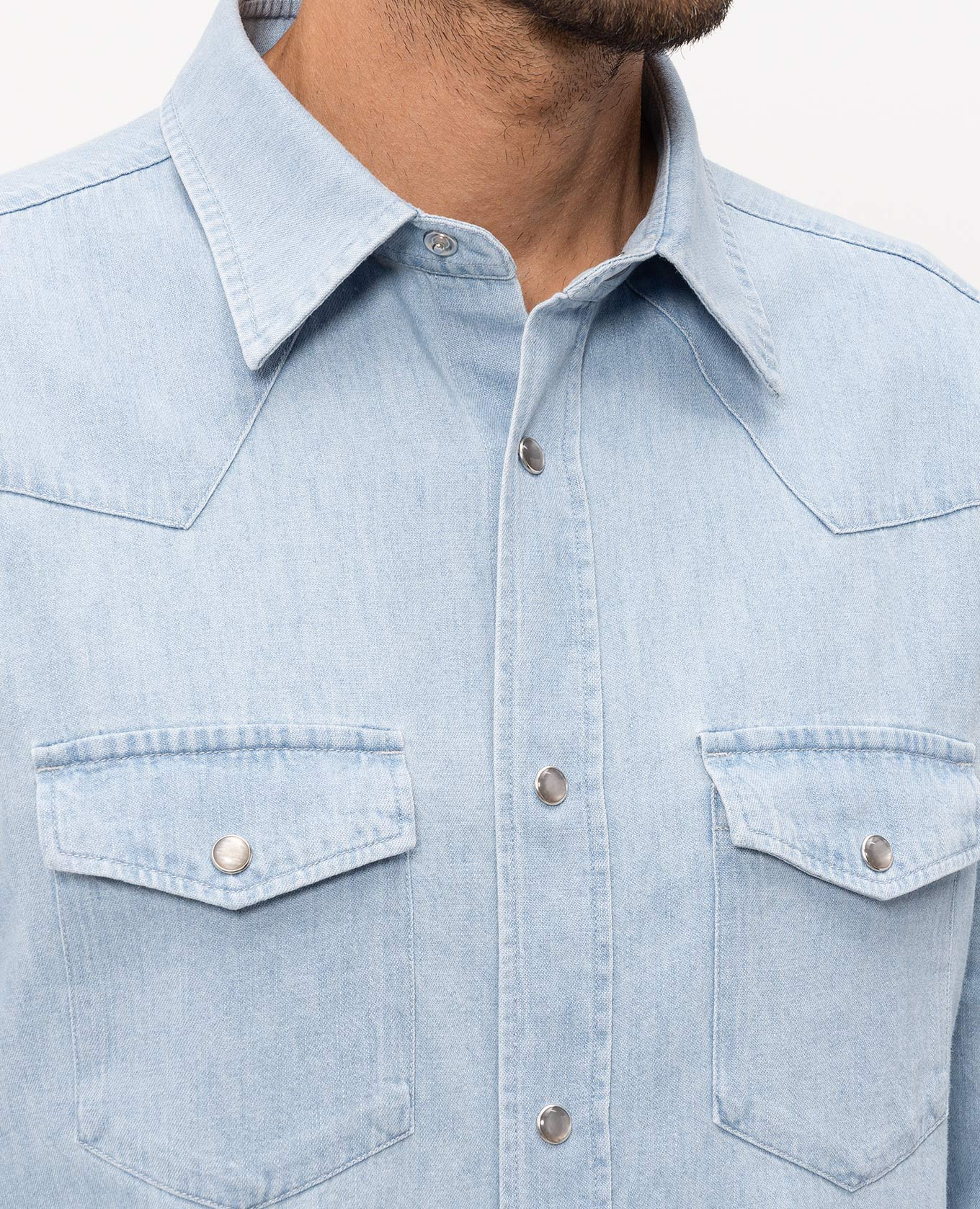 Blue denim shirt Tom Ford 5