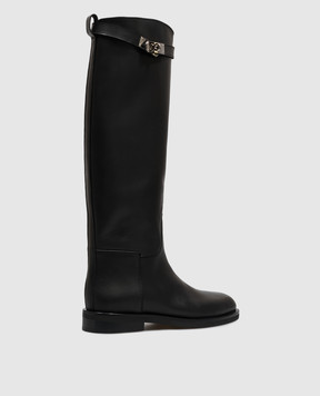 Babe Pay Pls Black leather boots 533152KO