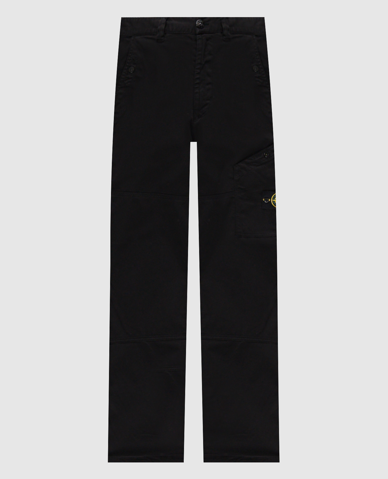 

Black cargo with logo patch Stone Island