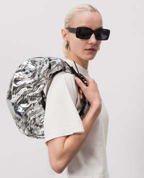 Innerraum HM2 Silver Draped Hobo Bag HM2DSBKCRSH