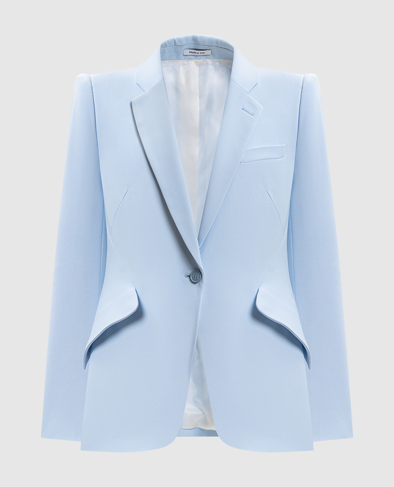 Blue wool jacket
