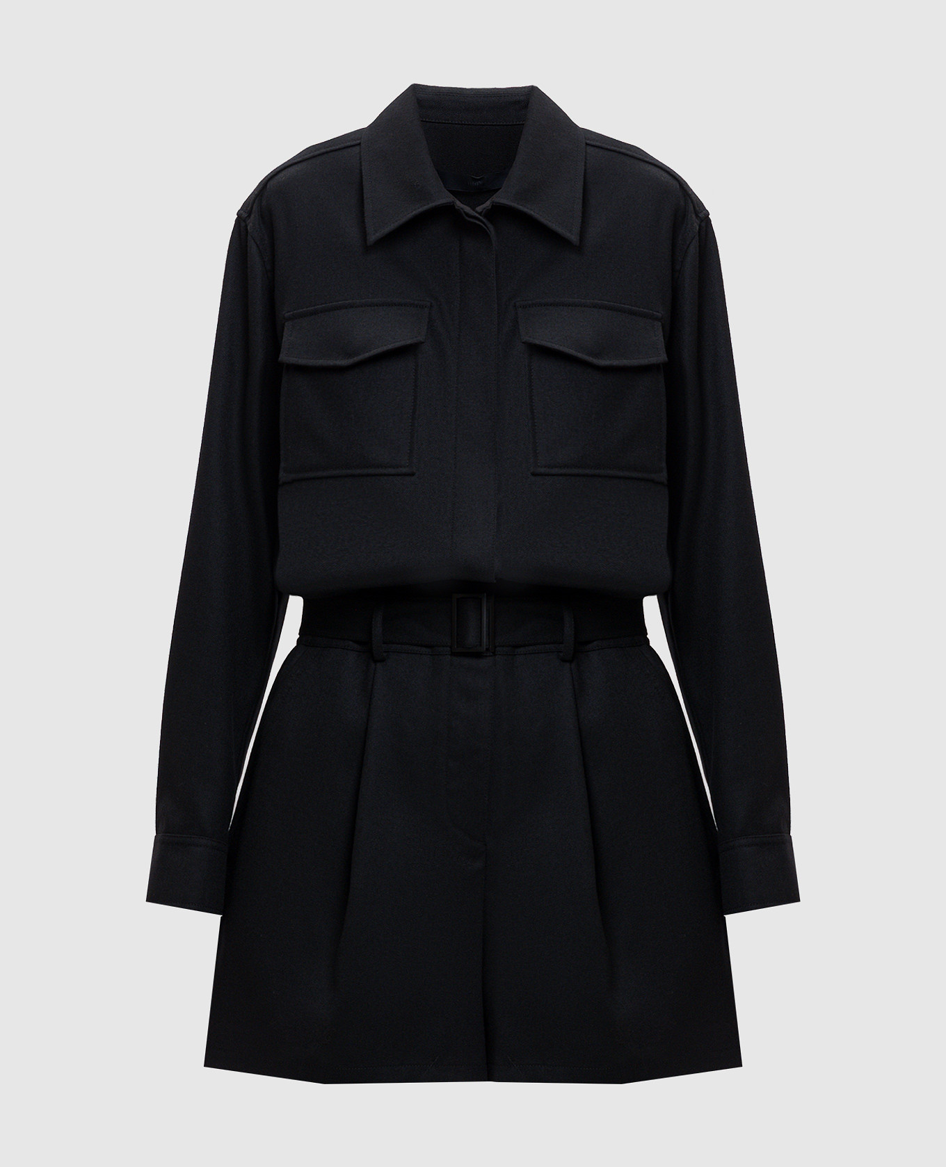 

Black wool jumpsuit Juun.j