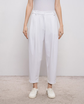 MooRER White pants CEYLAN CEYLANJ