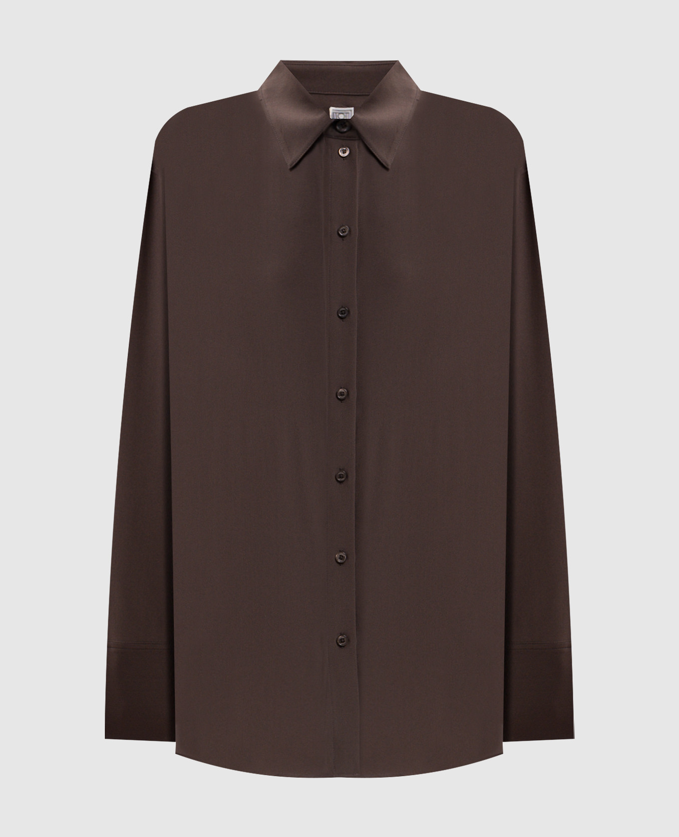 Brown silk blouse Toteme