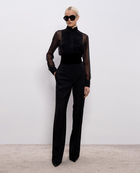 Tom Ford Black silk blouse CA3321FAX1328