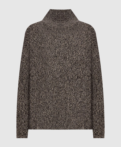 Brown ECCELSO wool and cashmere sweater