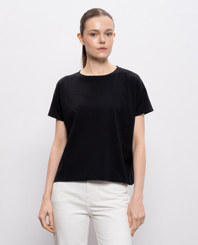 Loulou de Saison Black T-shirt BASILUZZO BASILUZZOLDS