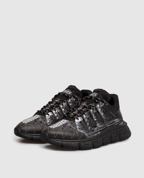 Versace Trigreca black combination sneakers DSU8094D18TCG