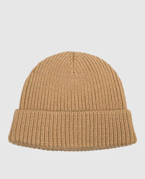 Ami Paris Children's brown wool hat KBO011018