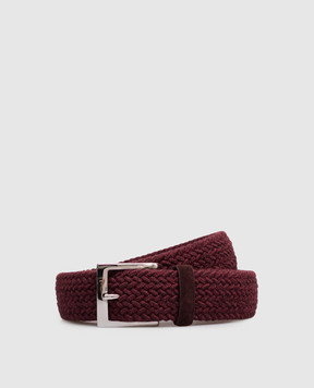 Orciani Burgundy belt Elast winter U08431EWI