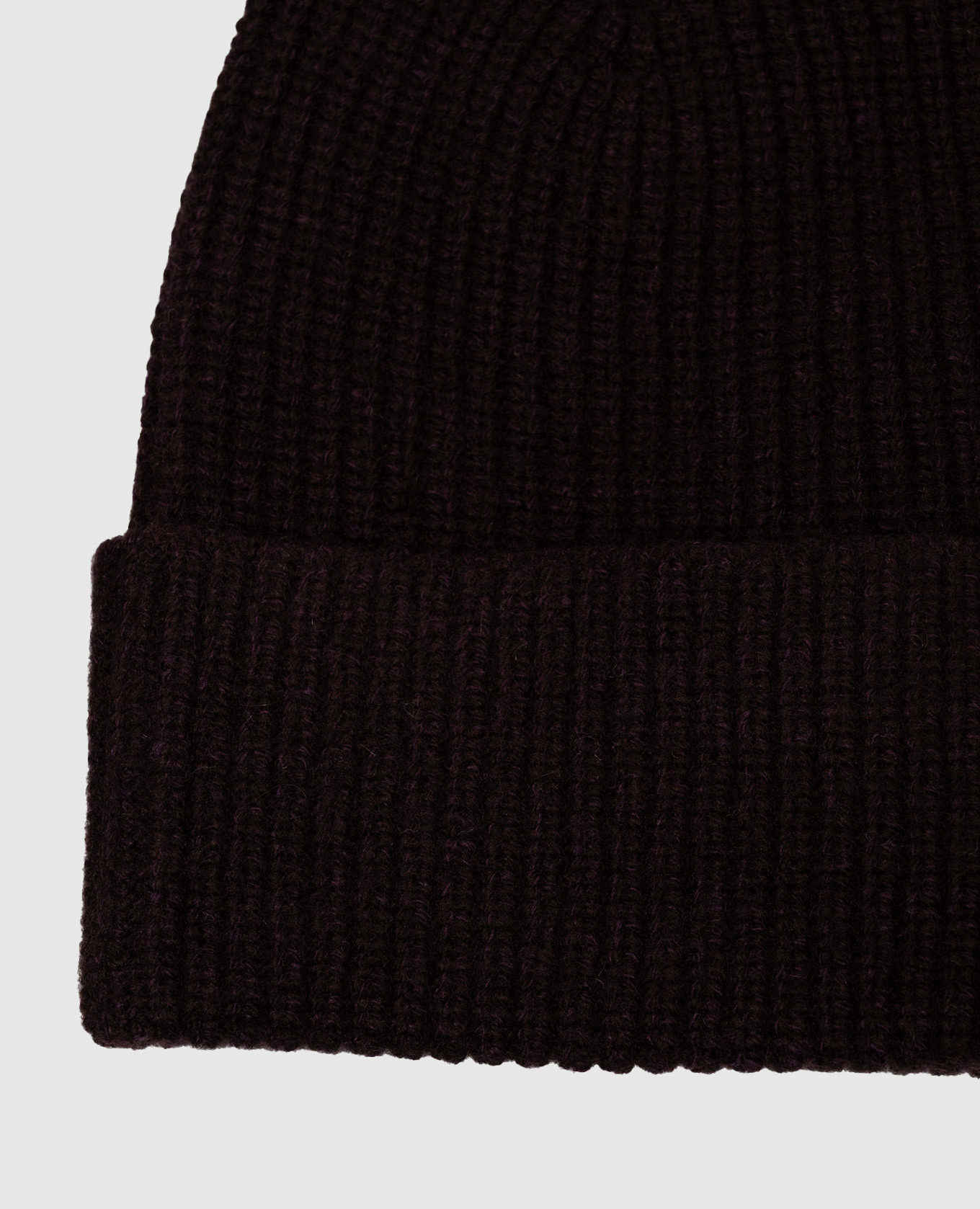 Brown wool and cashmere hat Peserico 4
