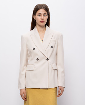 Brunello Cucinelli Beige double-breasted jacket MG5537243P