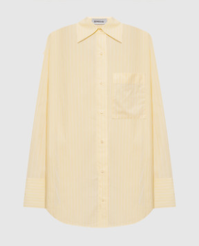 Simkhai Yellow striped Loen shirt 2262240CO
