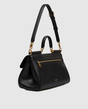 Dolce&Gabbana My Sicily black leather satchel bag BB7782B7321