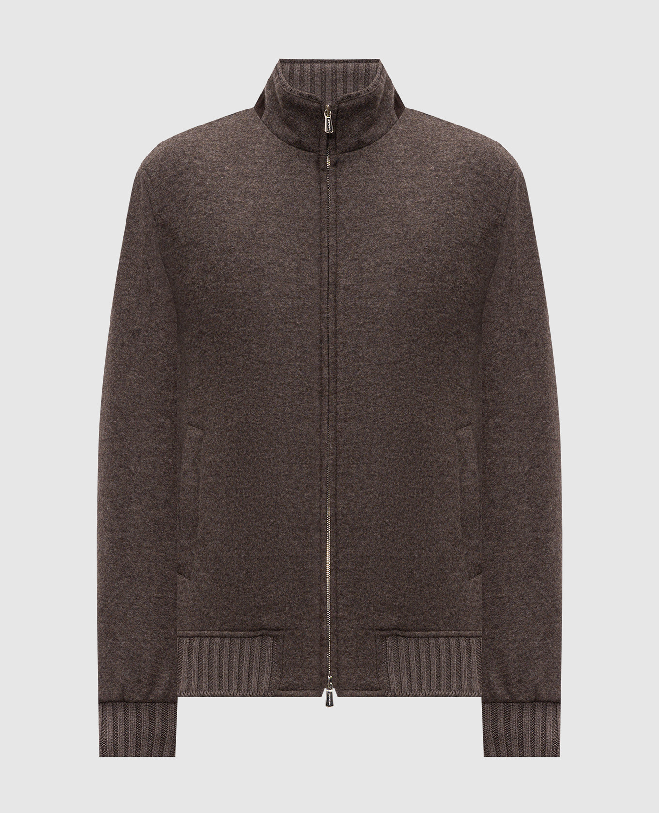 Brown cashmere jacket