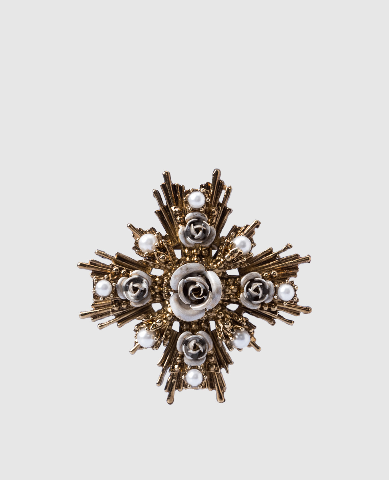 Golden brooch