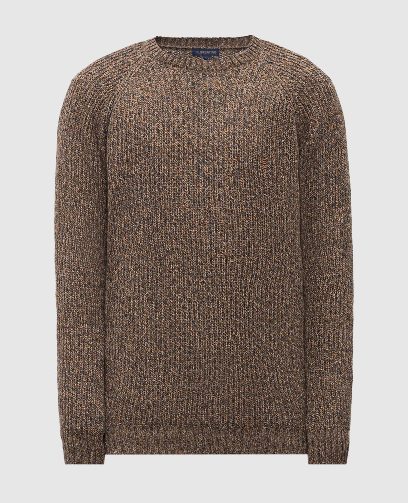 

Brown sweater with merino wool and silk Florentino