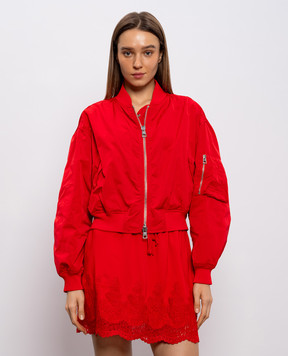 Ermanno Scervino Red reversible bomber jacket D480D301UUJ