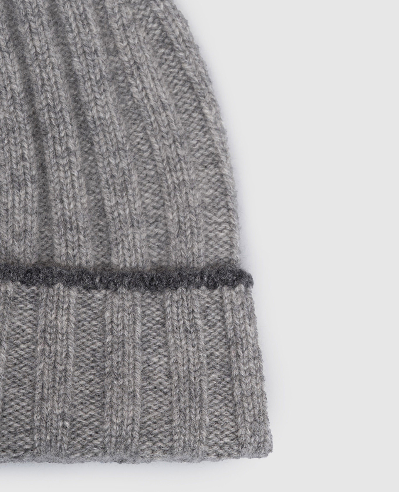 

Gray cashmere hat Brunello Cucinelli, Grey
