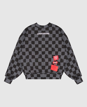 Sprayground Children's black sweatshirt Turn Around SPY1540GBLK