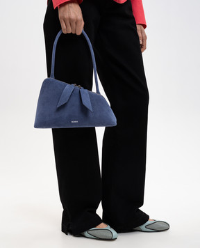 The Attico Blue suede Sunrise bag 260WAH00042LBT007AA