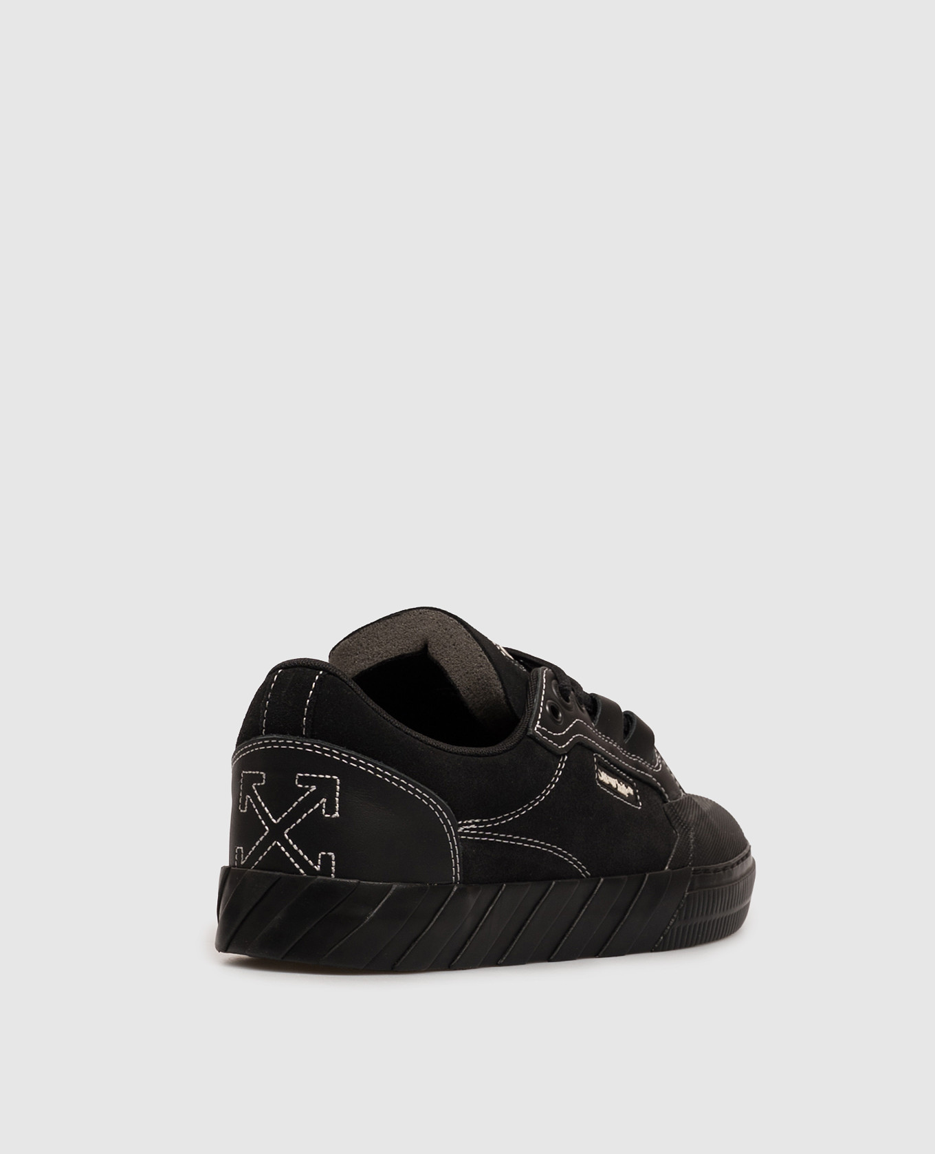 Black suede Vulcanized sneakers Off-White 3