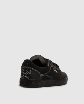 Off-White Black suede Vulcanized sneakers M296C9L001