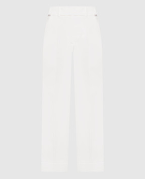 Peserico White pants with lapels A04576J001953