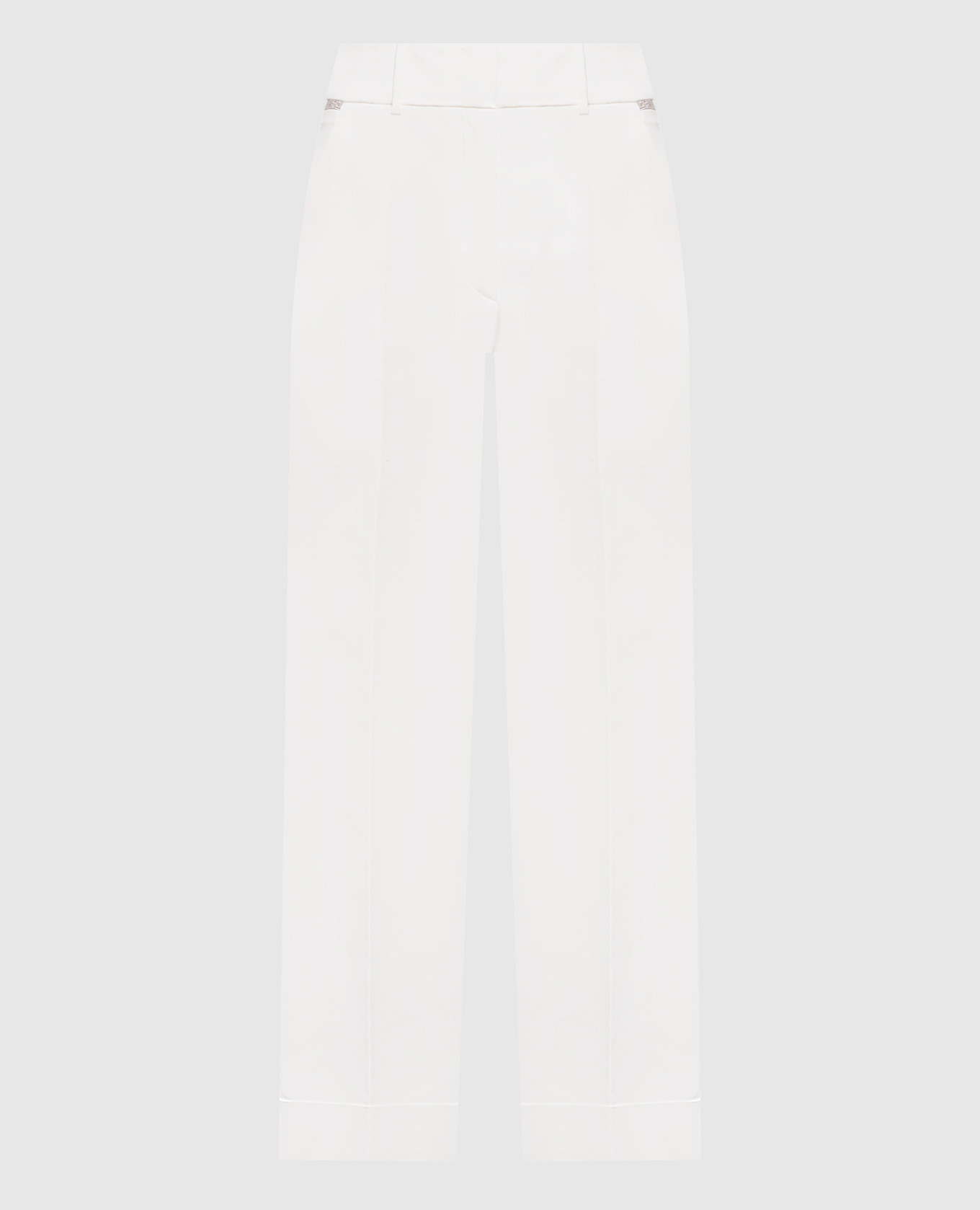 White pants with lapels