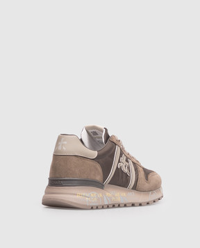 Premiata Brown Lander combination sneakers LANDER