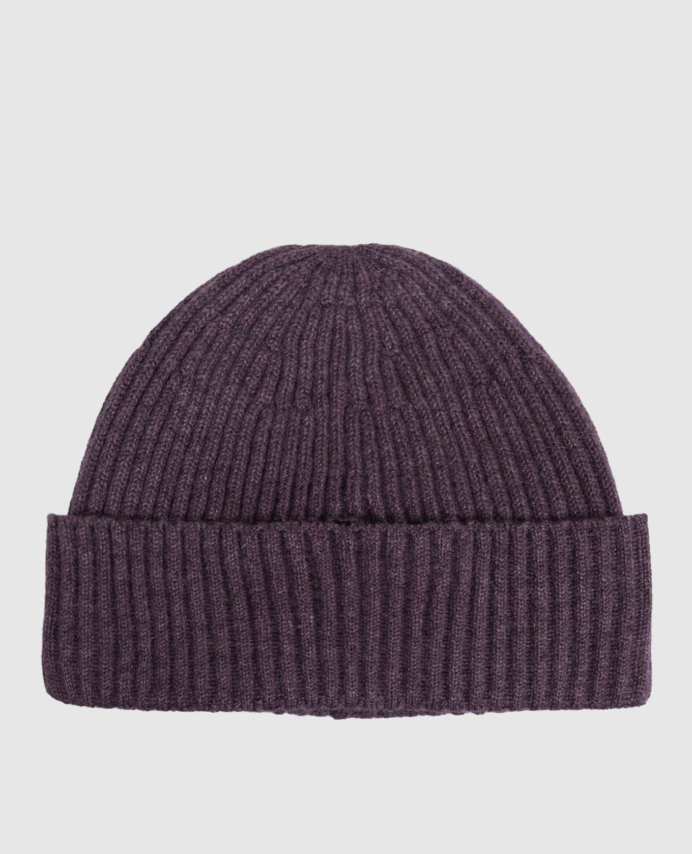 Purple cashmere hat