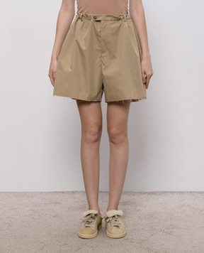 Maison Margiela MM6 Brown shorts S62MU0071M35858