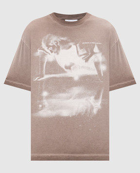 Off-White Dreaming Narciso beige t-shirt 44MAA120F26J015