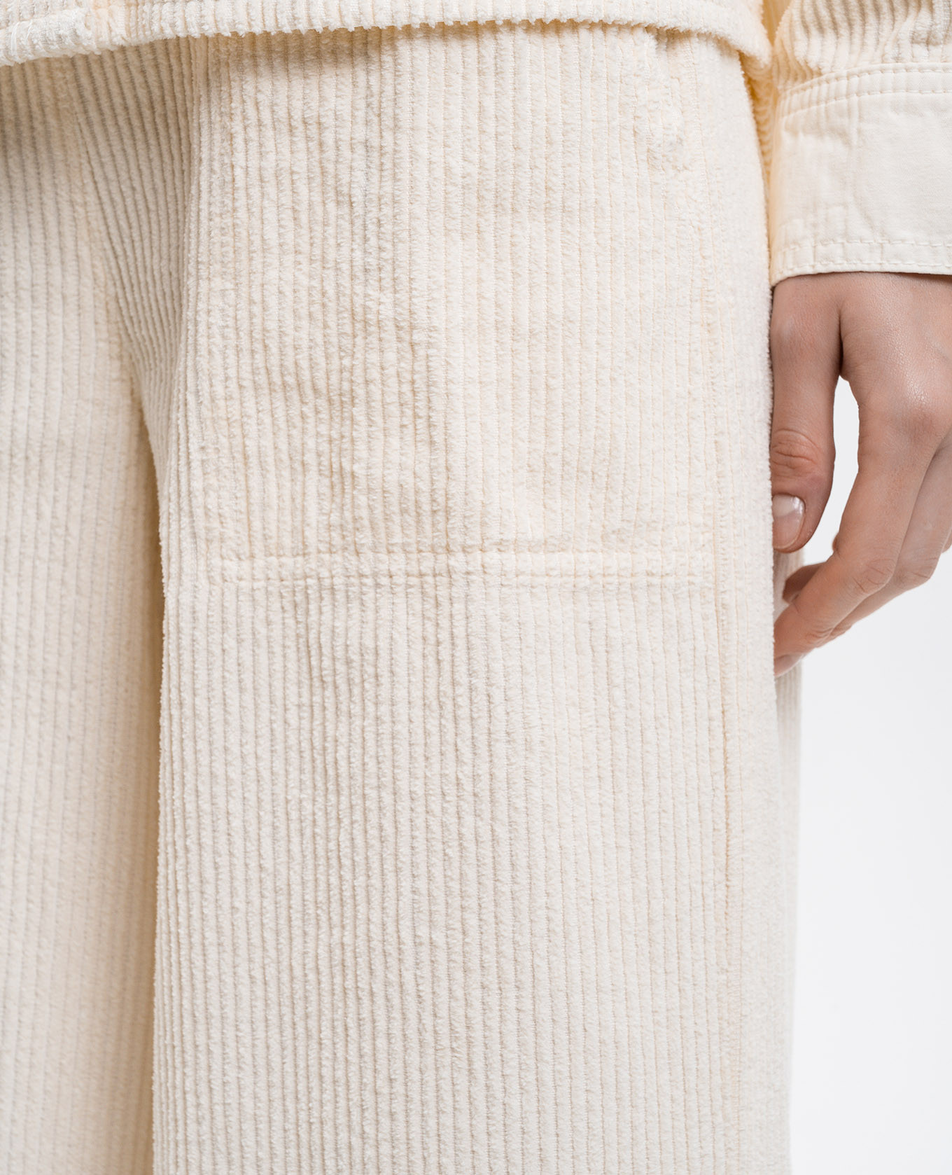 

Beige corduroy pants GINOSA Max & Co