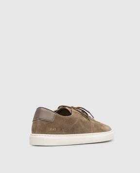 Common Project Brown suede Bball sneakers 2540