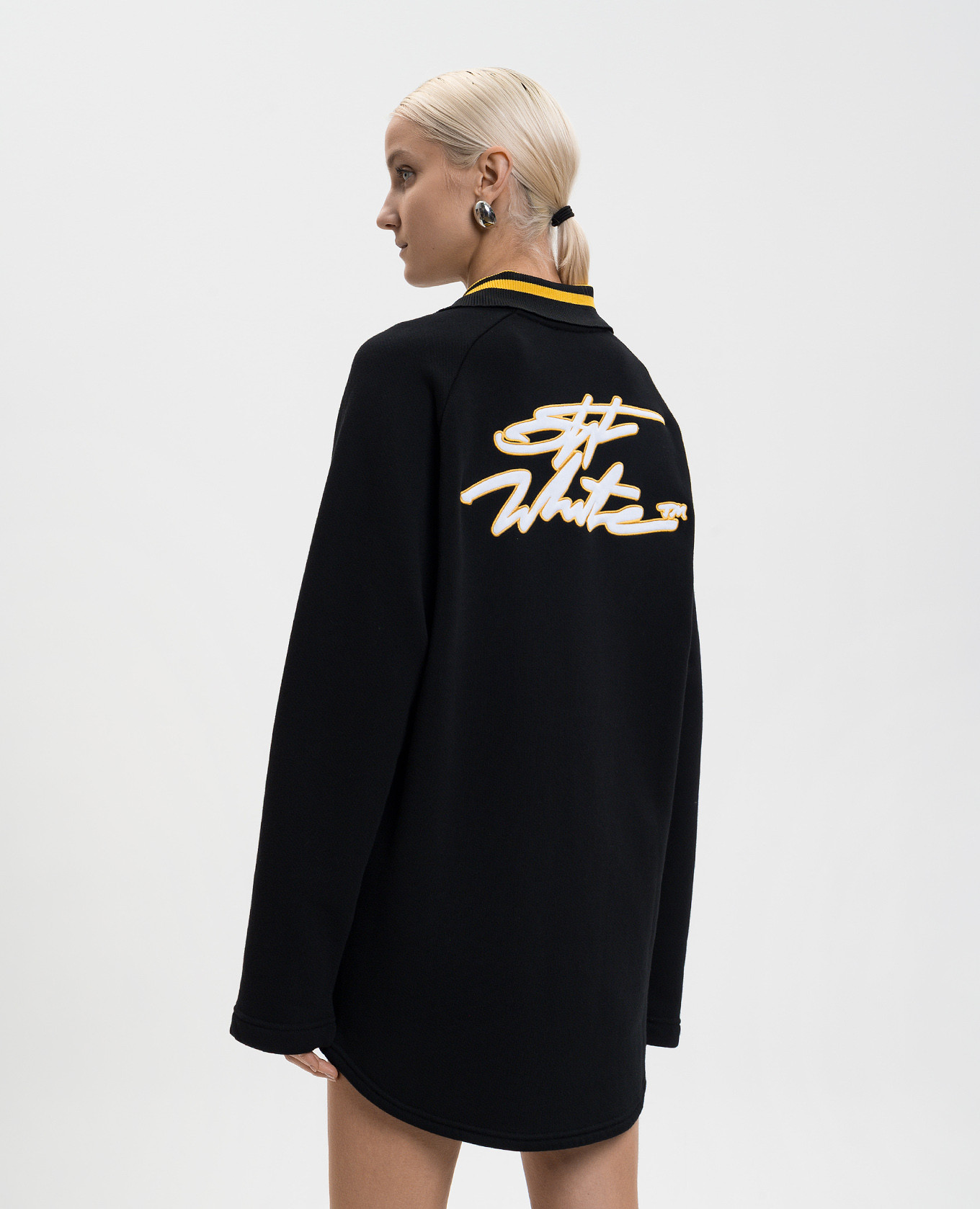 

Black mini dress with logo Off-White