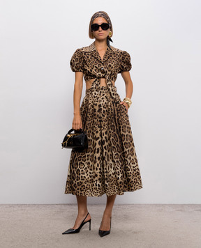 Dolce&Gabbana Leopard print midi skirt F4CULTHS5E3