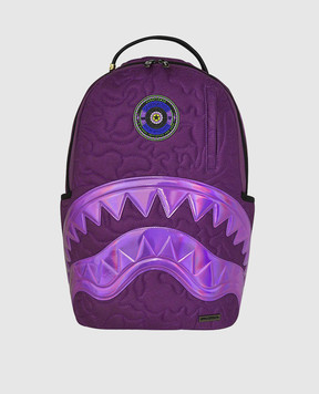 Sprayground Children's purple backpack AI QUILTED IRIDESCENT 910B7717NSZ