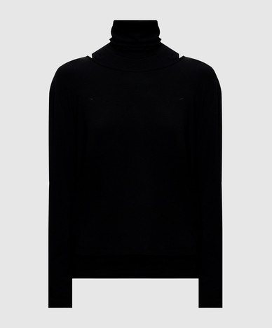 Black blouse and top set
