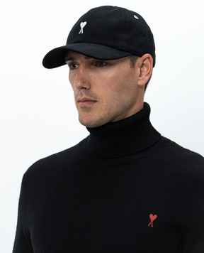 Ami Paris Black cap UCP265AW0041m