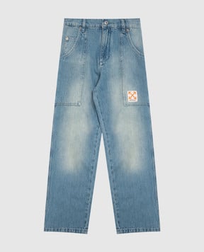 Off-White Children's blue jeans 44BYB003F26D001