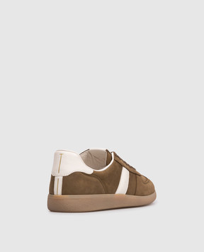 Tom Ford Brown ARCHER nubuck sneakers J1584LCL215N
