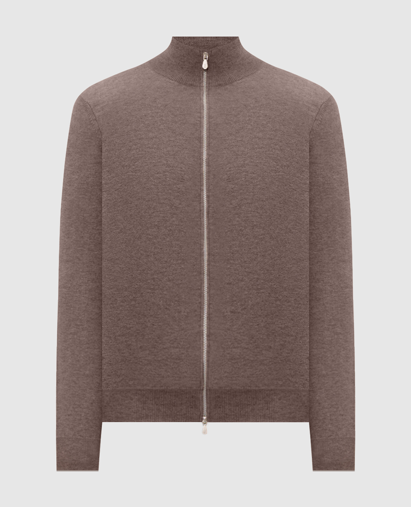 

Brown cashmere cardigan Brunello Cucinelli